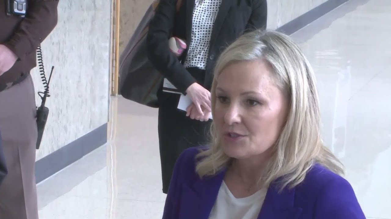 Oakland County Prosecutor Karen McDonald speaks following sentencing of James and Jennifer Crumbley