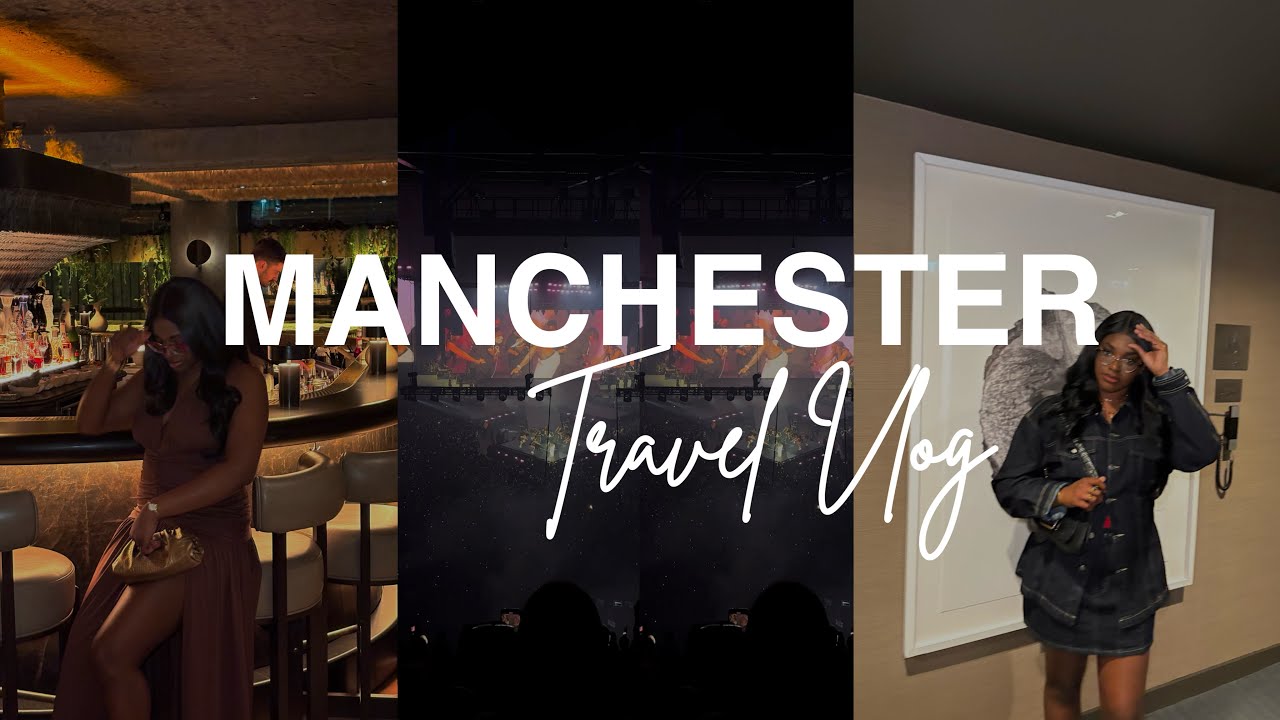MANCHESTER VLOG (Burna boy concert, Food and more food, Harlem Globetrotters🏀)