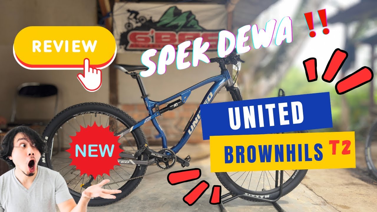 United Brownhills T2 terbaru ‼️ sepeda murah spek lumayan OK 😍