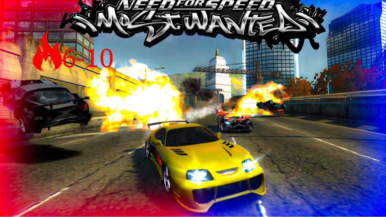 NFS Most Wanted 2005 | Ronnie's Toyota Supra Pursuit Heat 6-10