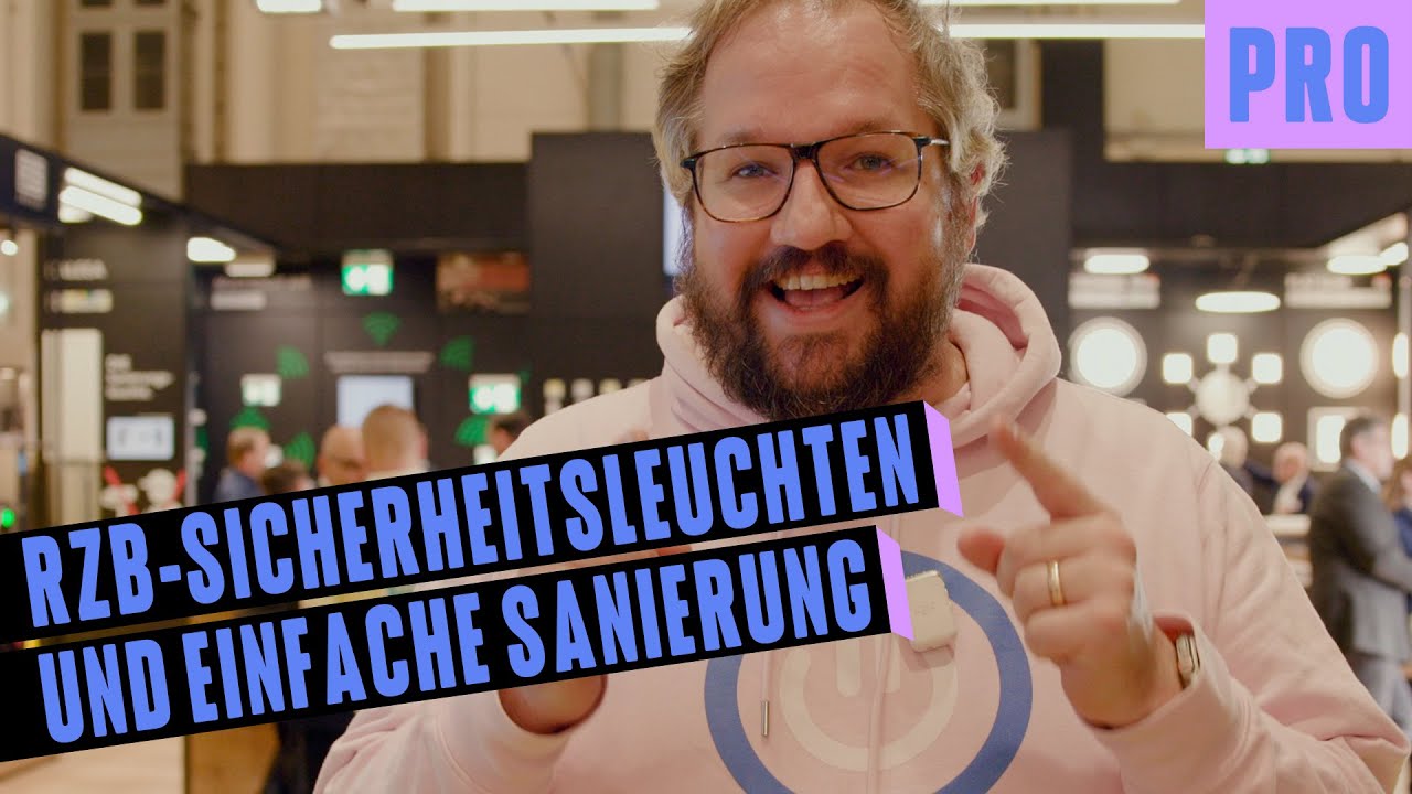 Vernetzte Sicherheitsleuchten, LINEDO 50 Lichtband und clevere Sanierungslösungen - RZB bei GET NORD