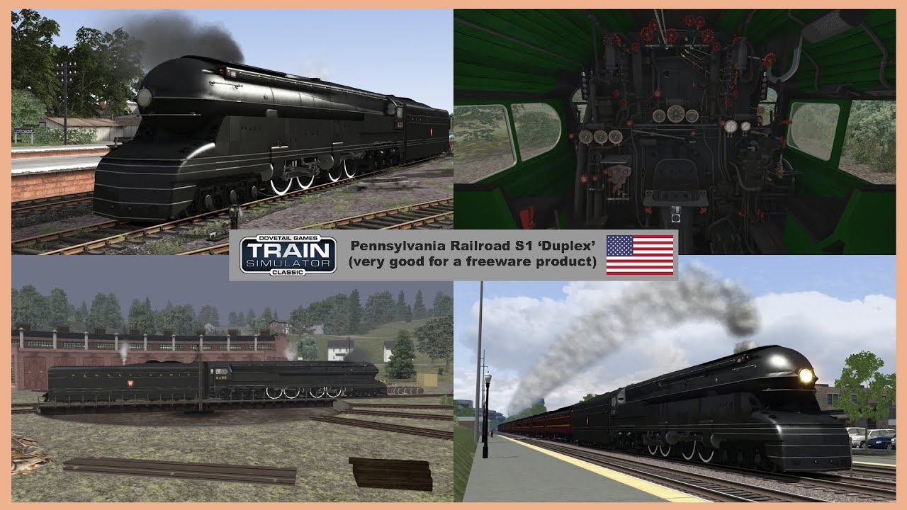 Pennsylvania Railroad 'S1' Review ~ Train Simulator