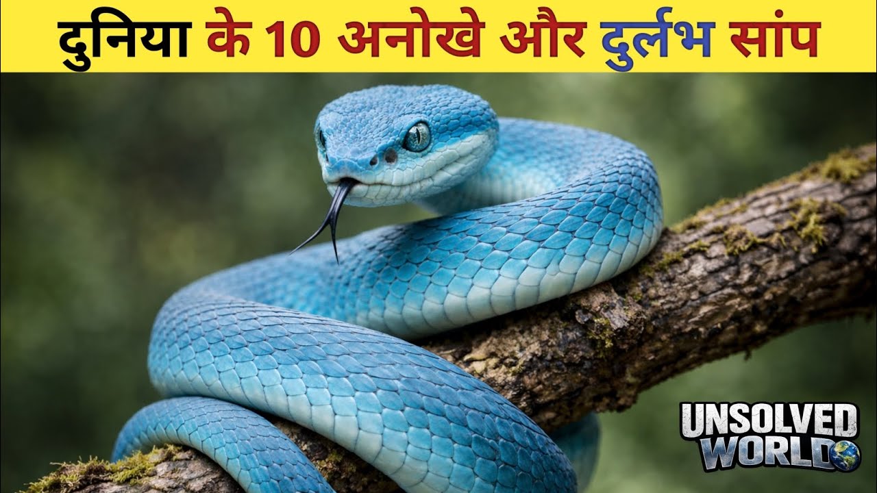 दुनिया के 10 सबसे खूबसूरत सांप | Top 10 Most Beautiful Snakes In The World 🐍
