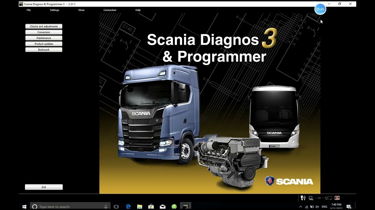Scania VCI-3 VCI3 SD3 Scania 2.51.1.43 Software Installation