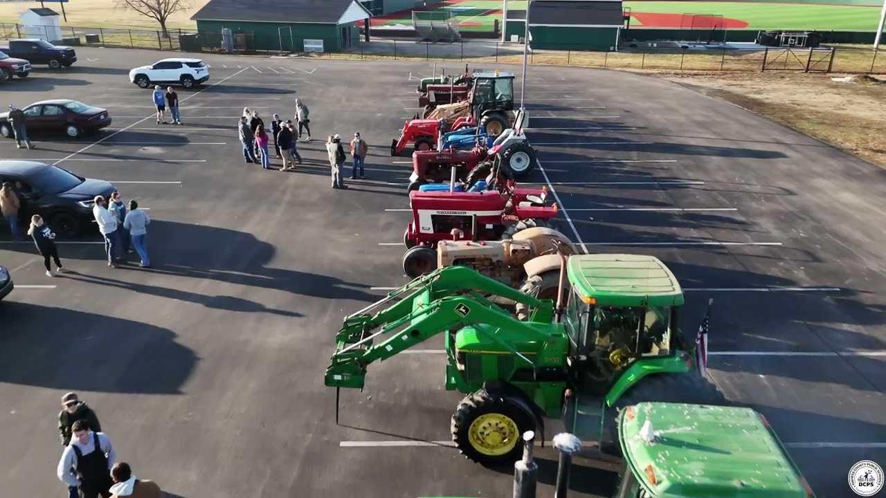 FFA Week at Apollo High School: Drive Your Tractor to School Day.