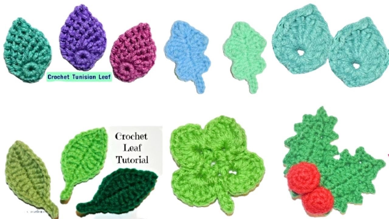 How to Crochet a Leaf | Step-by-Step Tutorials