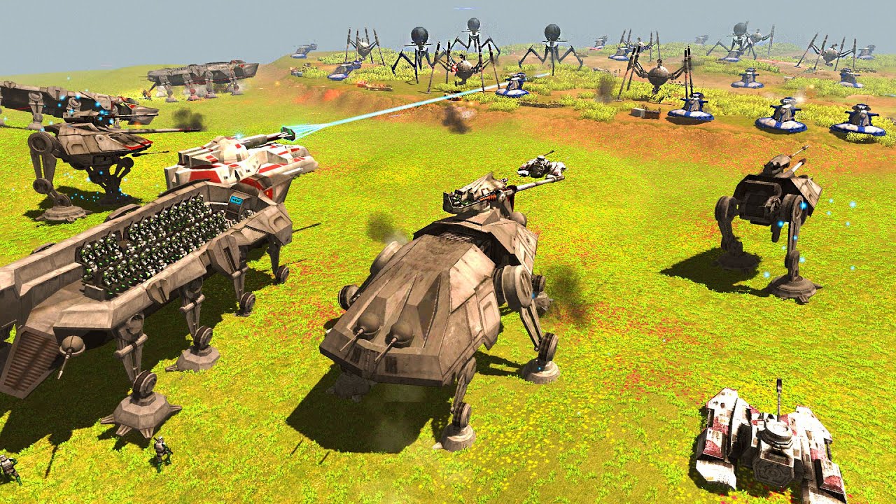 The Clone Army Cavalry has Arrived... - Men of War: Star Wars Mod Battle Simulator