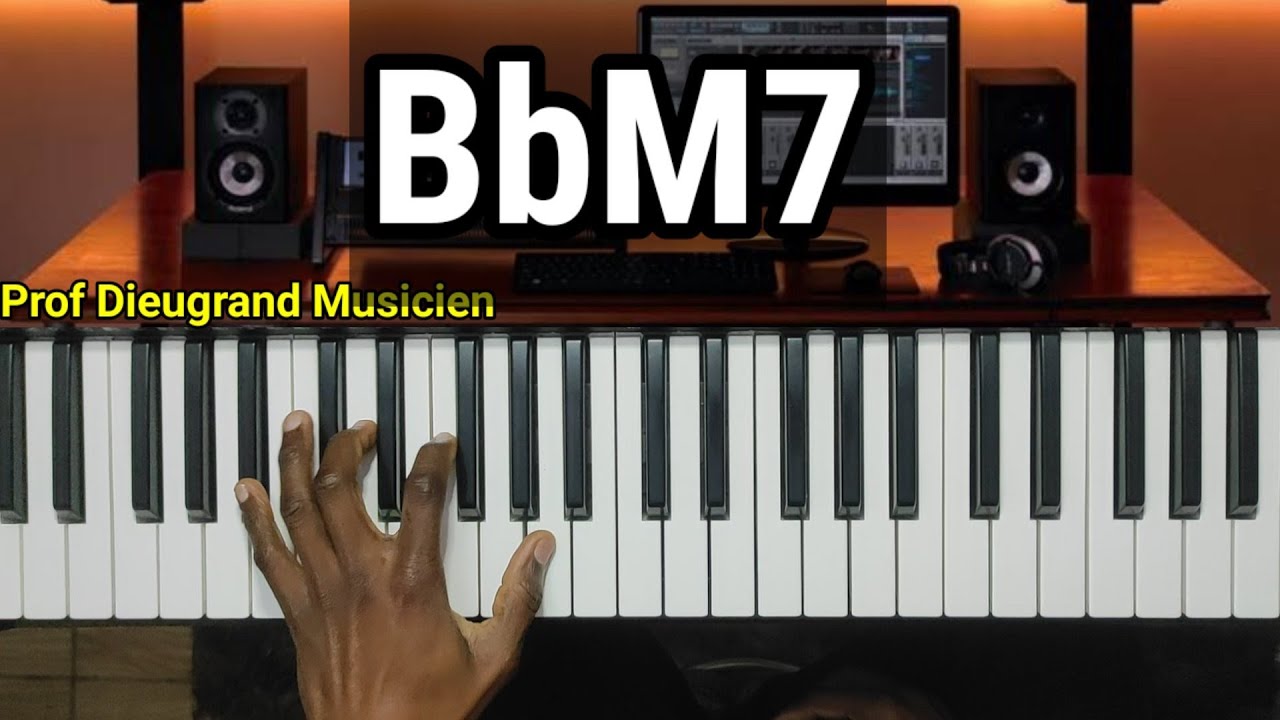 KONTINYE KONSA AK MEN GAUCHE LA SOU PIANO A.  #accord #teknik
