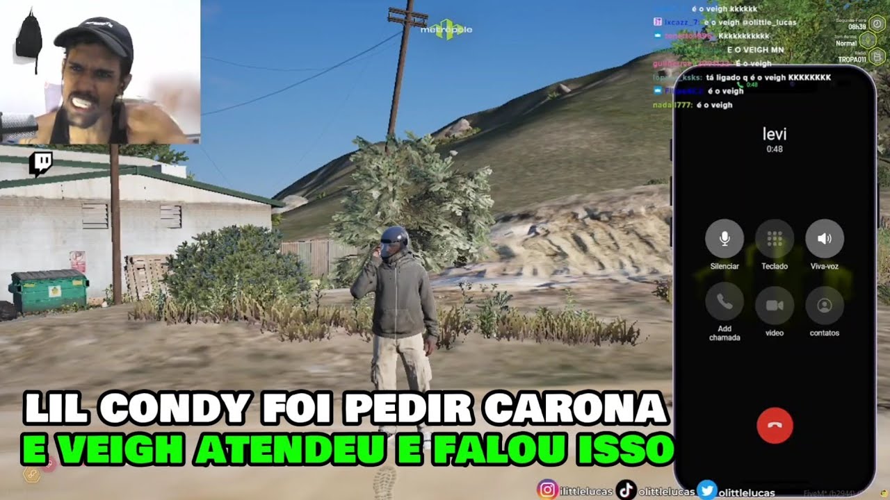 REAÇÃO DO LIL CONDY PEDINDO CARONA PRO LEVI E VEIGH FALANDO ISSO KKKKKKK