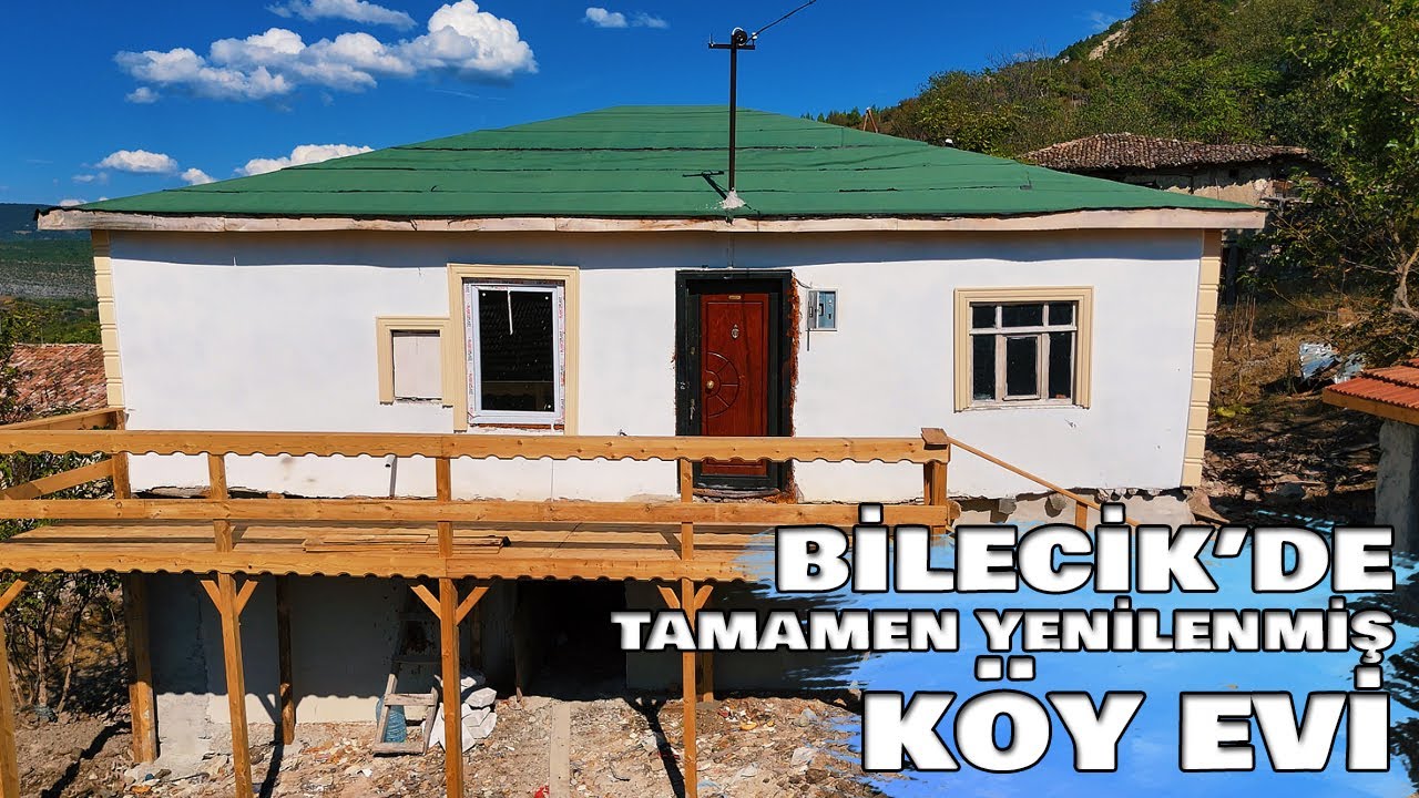 Bilecik Gölpazarı Çımışkı'da 390 m2 Arsa İçinde Yenilenmiş 2 Katlı Satılık Köy Evi Fırsatı (çek-088)