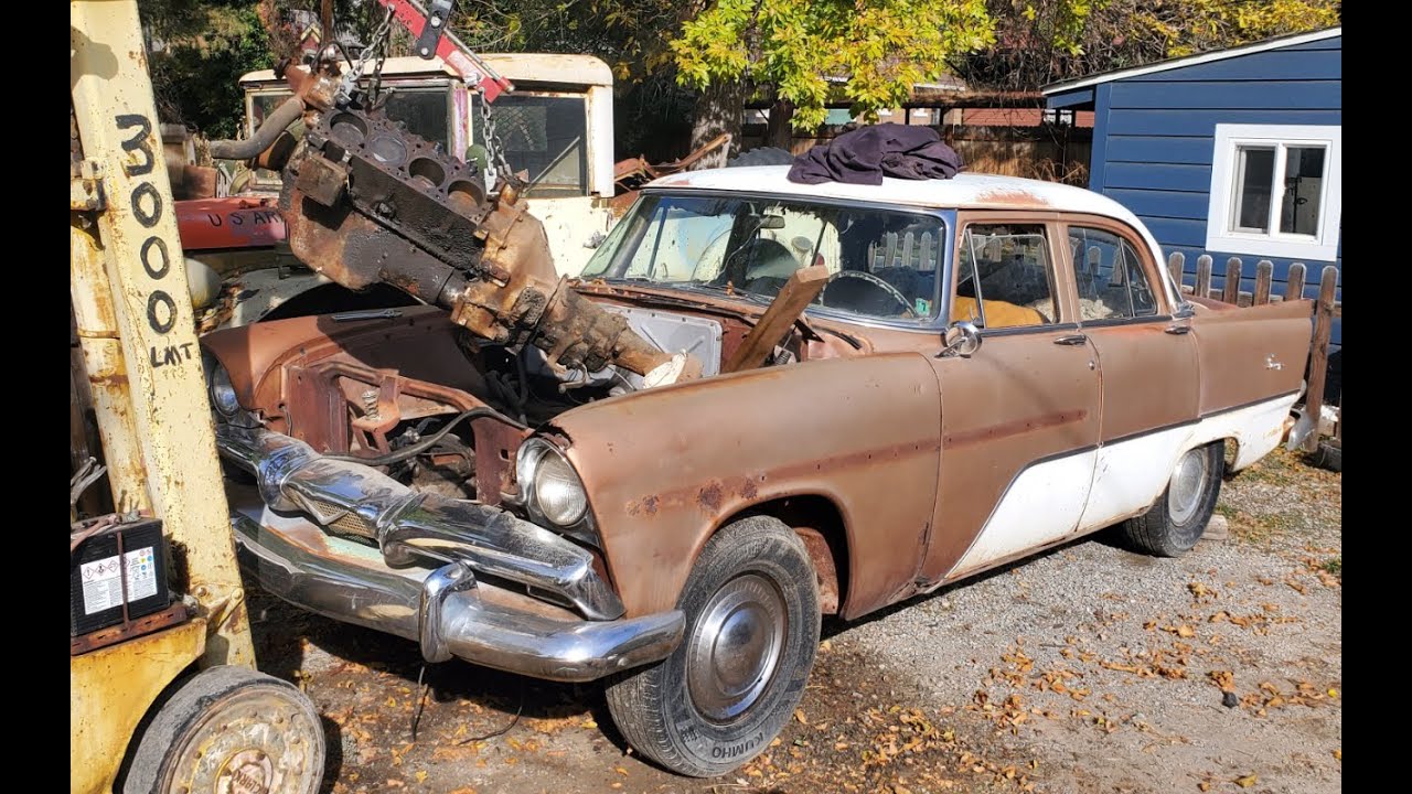 1956 PLYMOUTH ENGINE REMOVAL