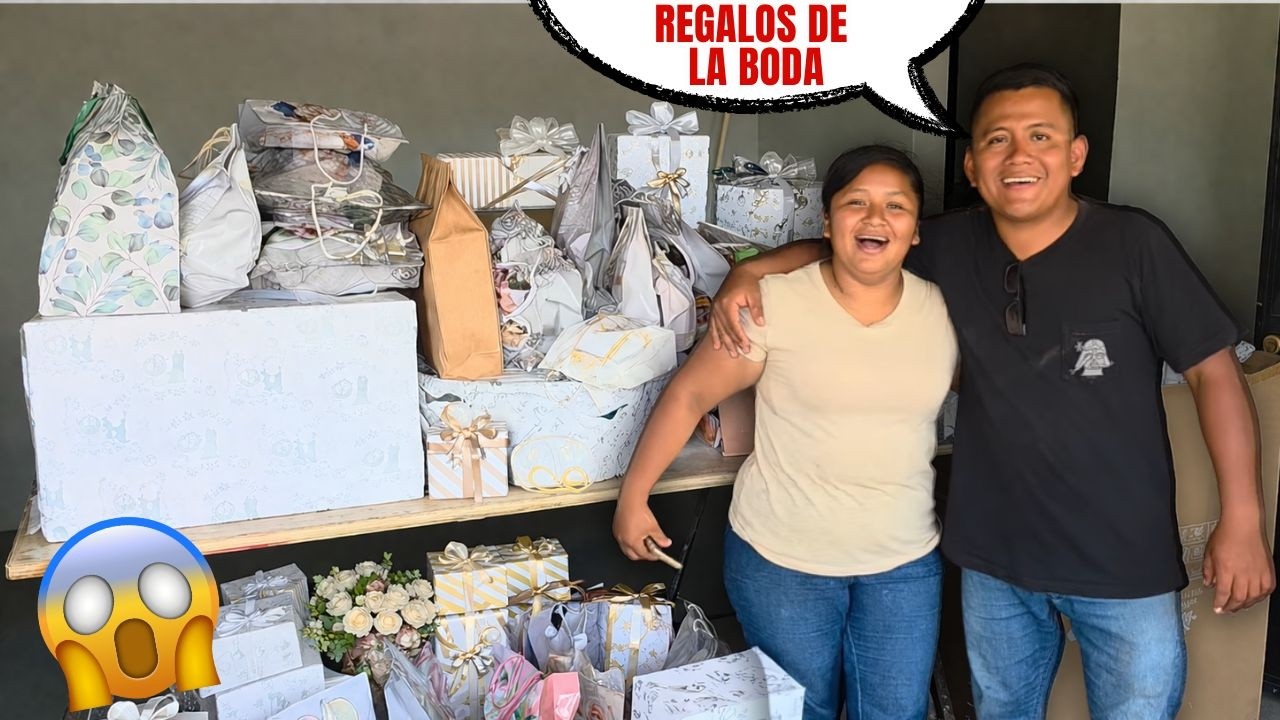 Llego la hora MI HERMANA Y SU ESPOSO ABREN SUS REGALOS DE BODA🎁💍 &iexcl;Hubo de todo!😱😱