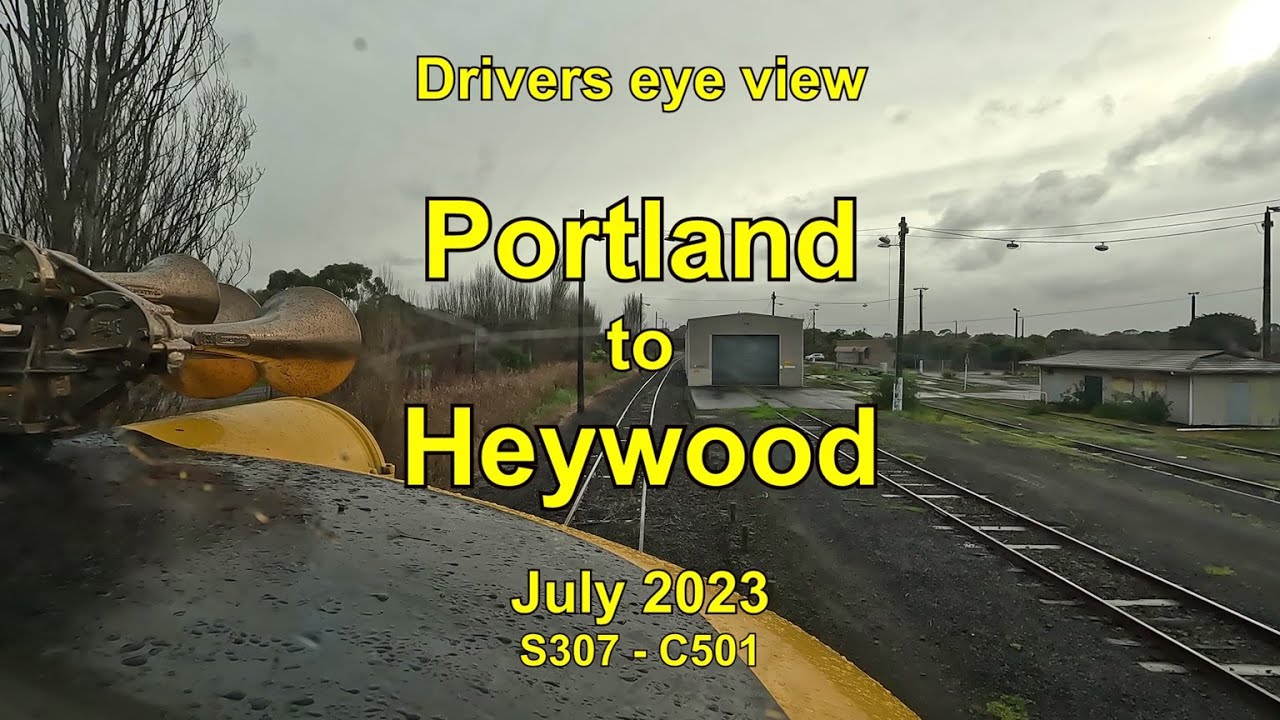 Drivers eye view, Portland to Heywood, July 2023