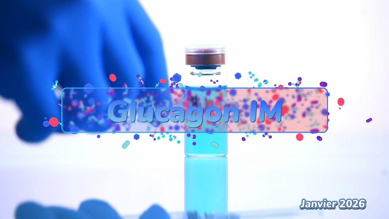 Préparation du glucagon IM, Janvier 2026