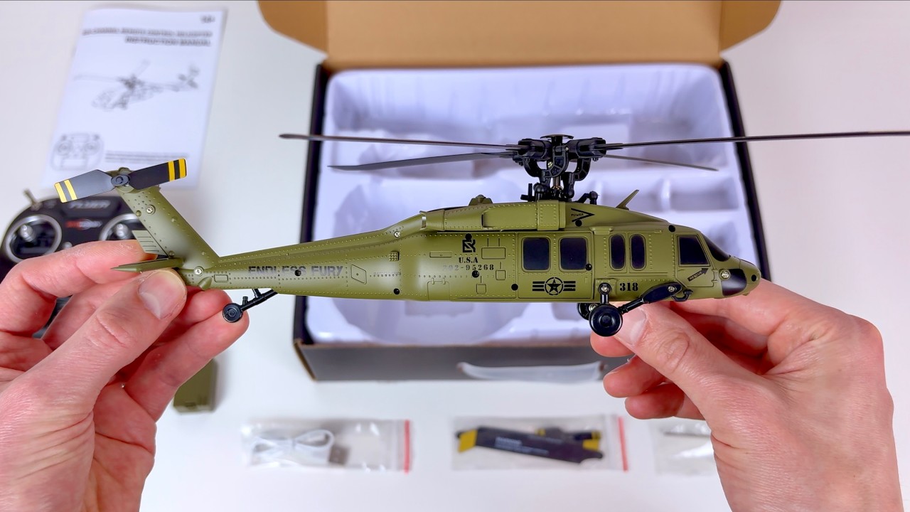 Micro Sikorsky UH-60 Black Hawk Helicopter | Unboxing and Maiden Flight | RTRHobby