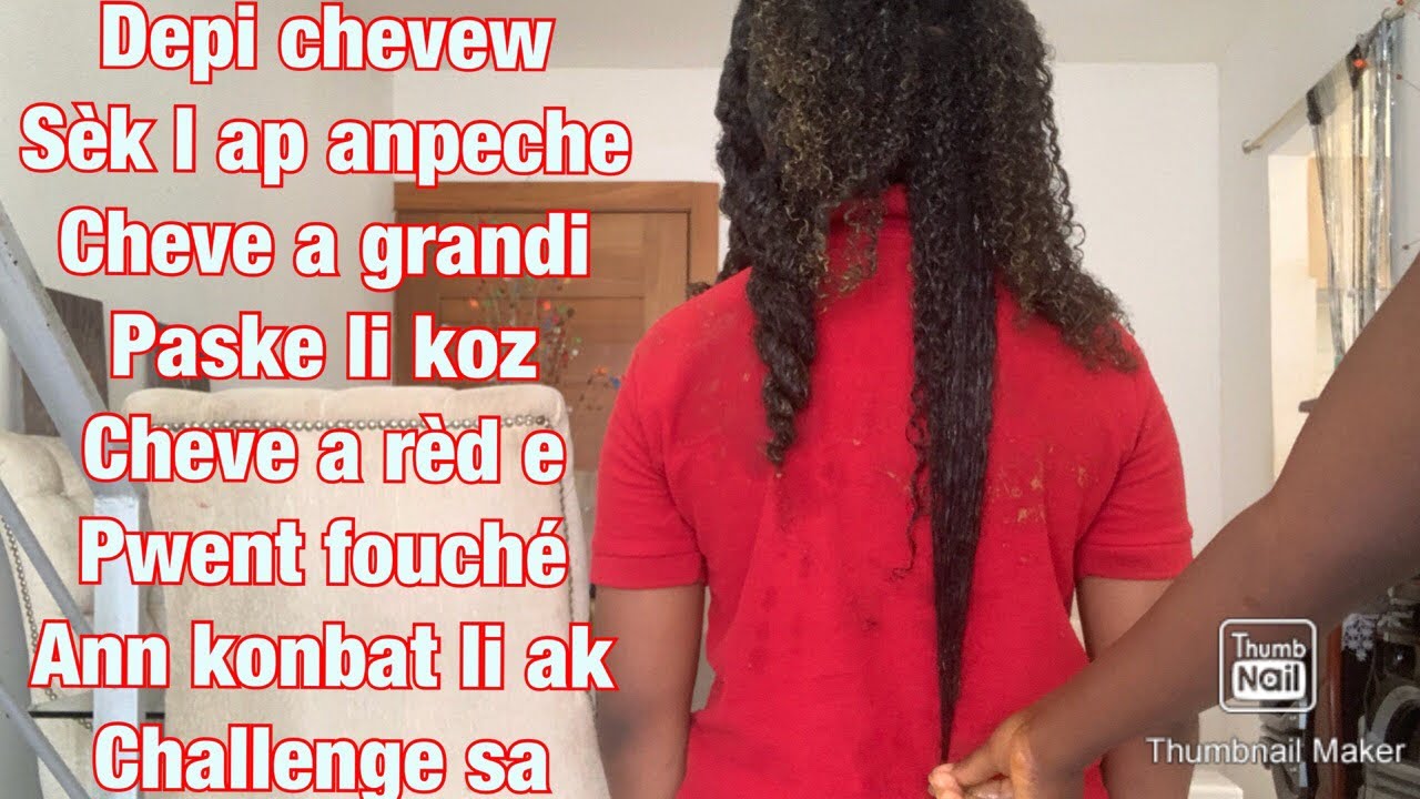 An Nou konbat cheve sèk( yon mois hidratation )