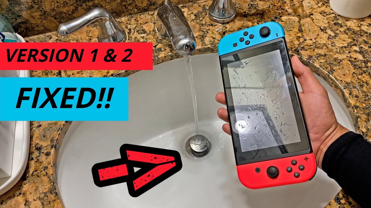 Как исправить повреждение Nintendo Switch водой [V1 и 2]