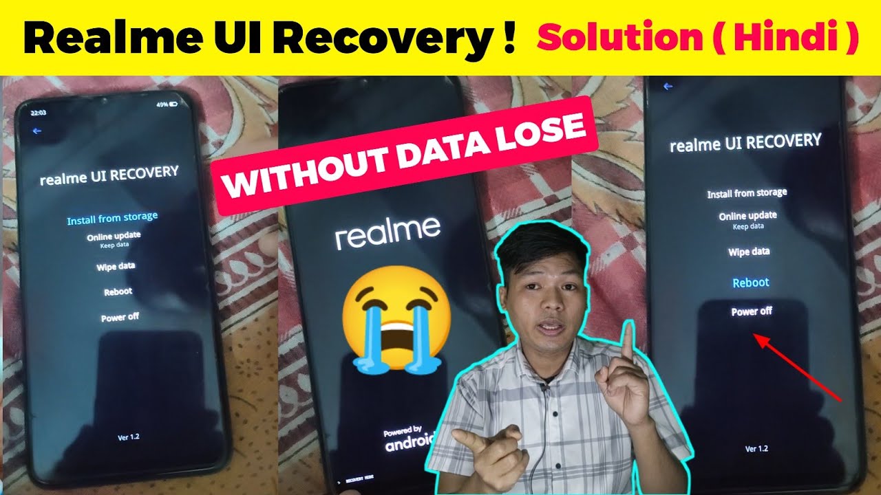 Realme Ui Recovery Problem | realme ui recovery problem without losing data | Realme logo hang 😭