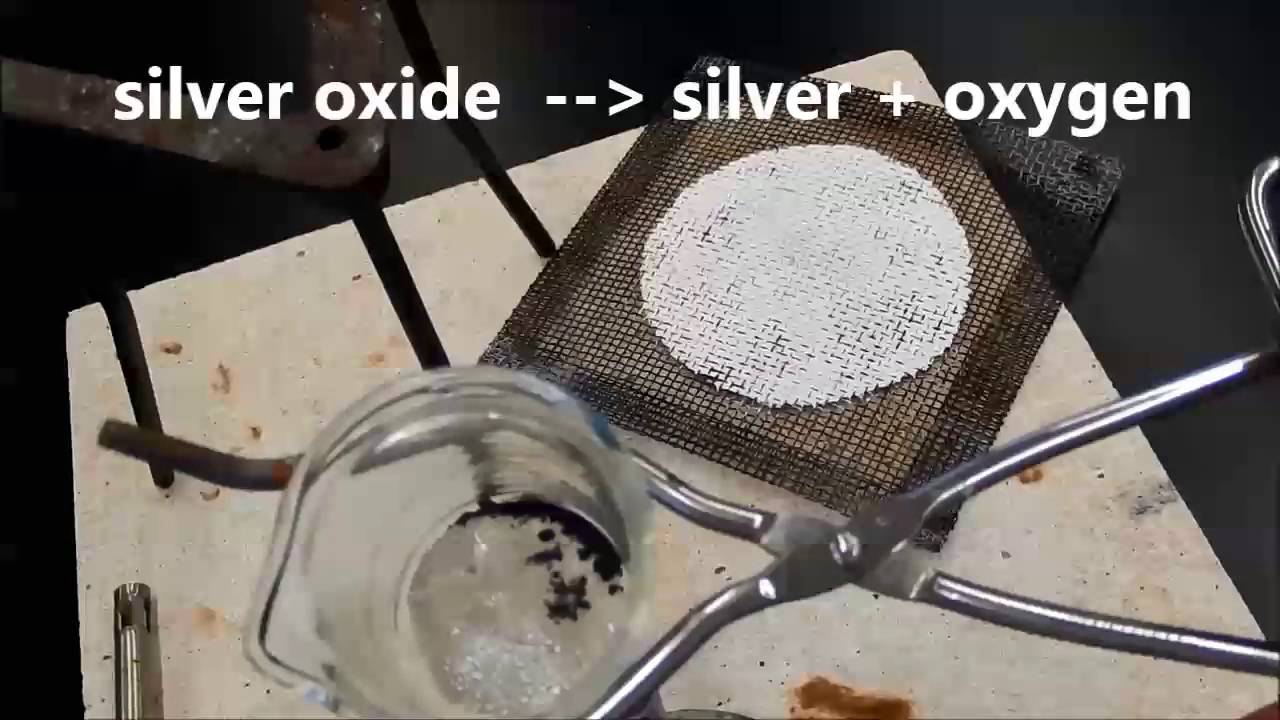percentage by mass of silver in silver oxide