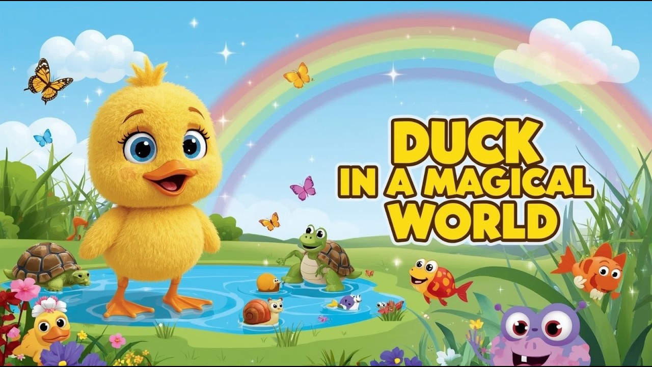 Nursery Rhymes | Duck in a Magical World | Kids Cartoon Songs #ducksong #kidssongs #MIDIOKIDS #uk
