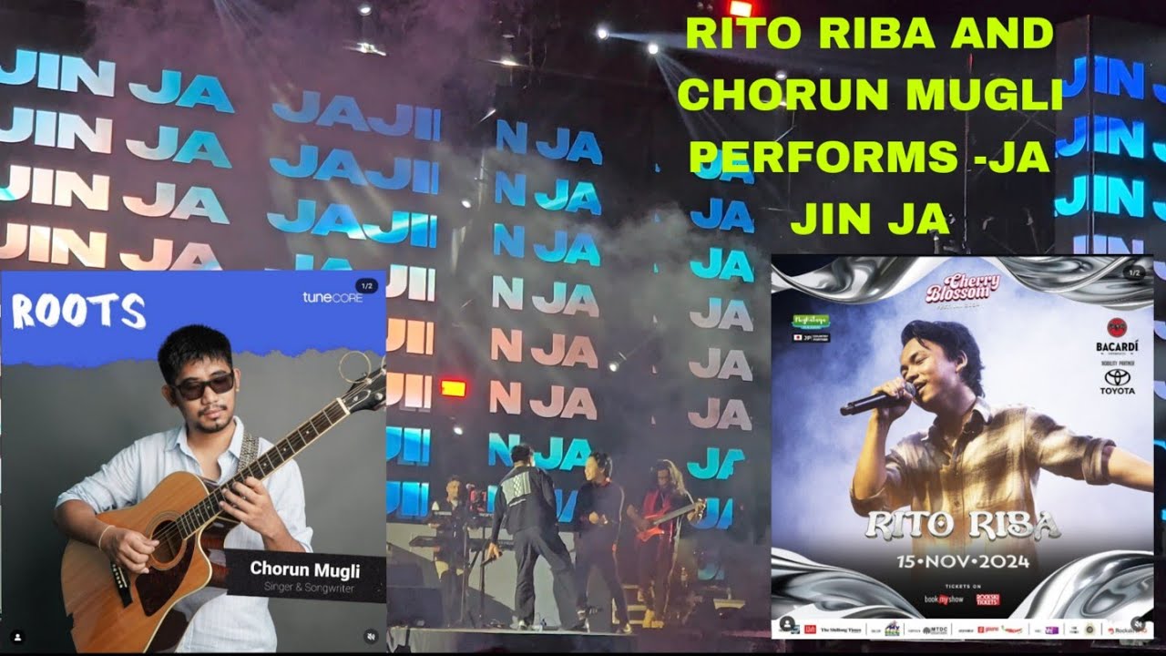 RITO RIBA FT CHORUN MUGLI - JA JIN JA  / CHERRY BLOSSOM FESTIVAL SHILLONG 2024 PERFORMANCE