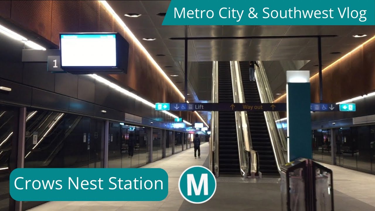 Sydney Rails Vlog 43: Crows Nest Metro Exclusive Walkthrough - Metro City & Southwest Vlog