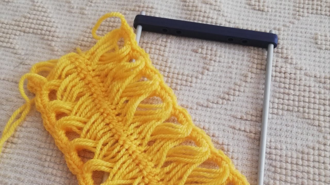Hairpin lace crochet per principianti lavoro con la forcella