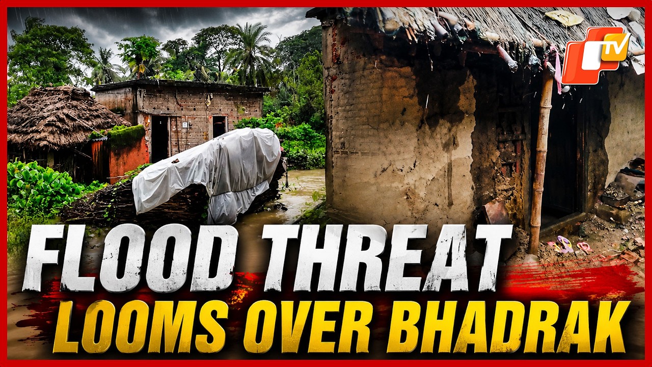 Salandi River Crosses Danger Mark At Rajghat, Flood Threat Looms Over Bhadrak