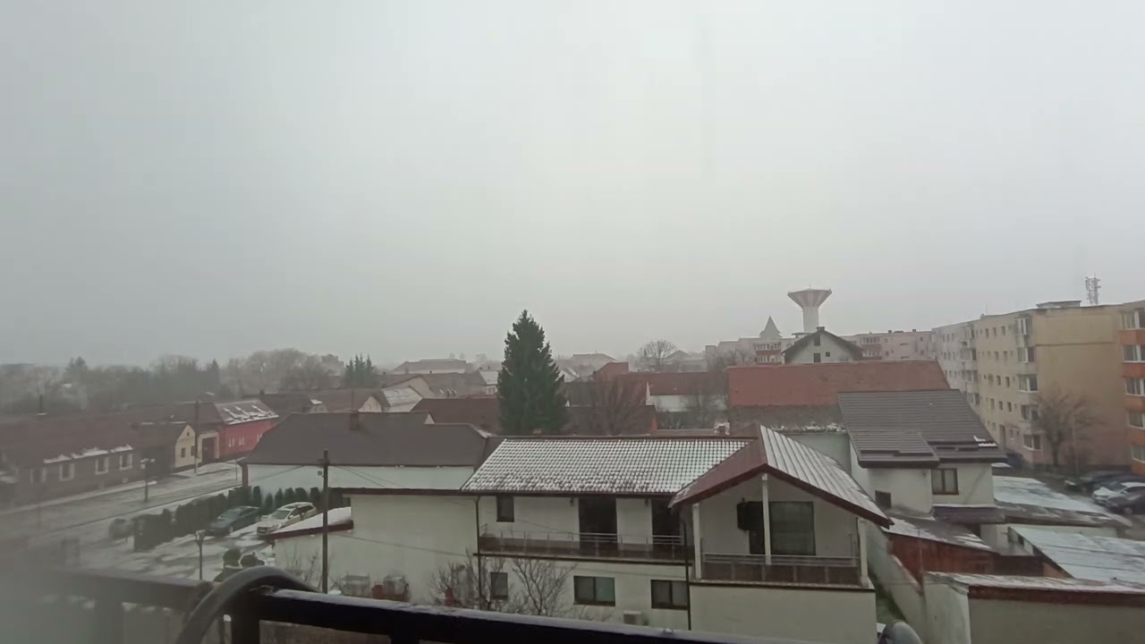 Grindină (hailstorm) in Ghimbav (Brașov) 16.03.2025 - 16:20