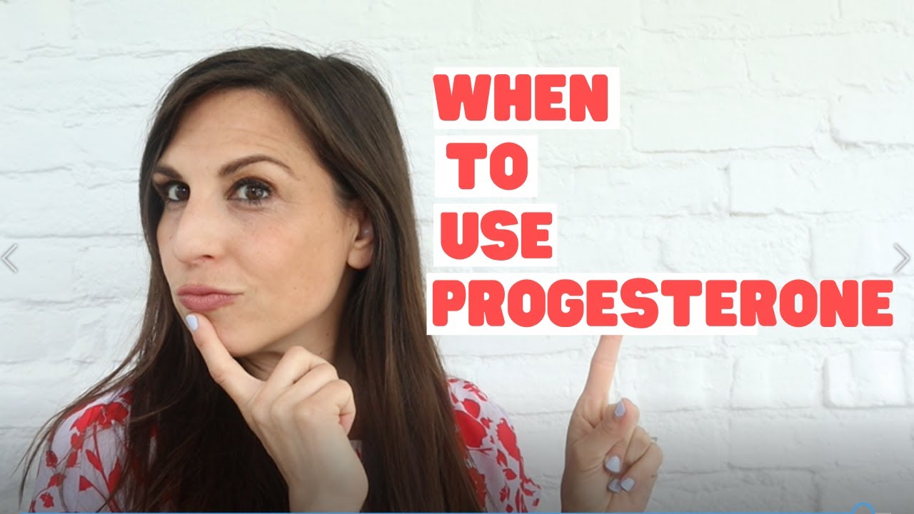 Why to take progesterone at menopause.