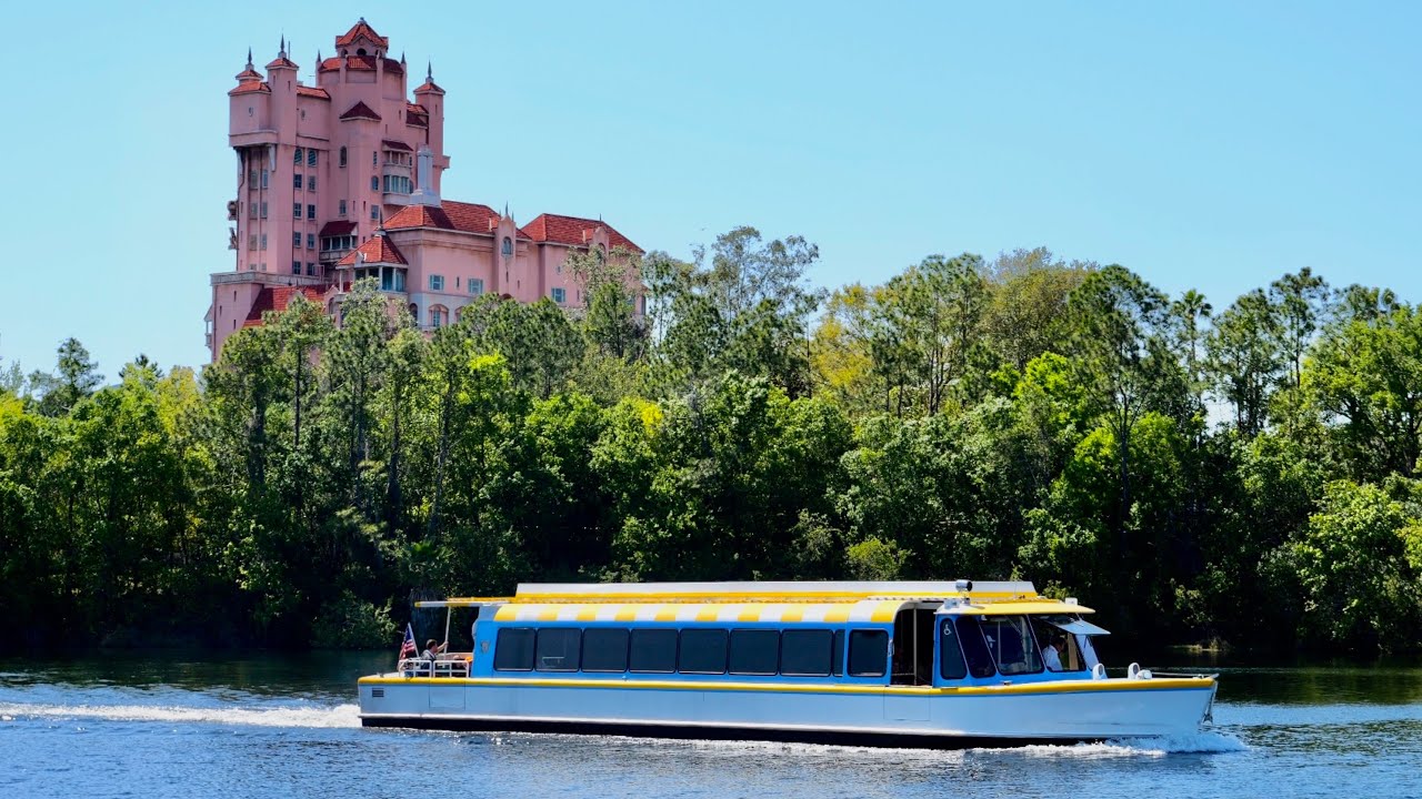Disney World Boat Ride to EPCOT from Disney’s Hollywood Studios in 4K | Walt Disney World April 2022