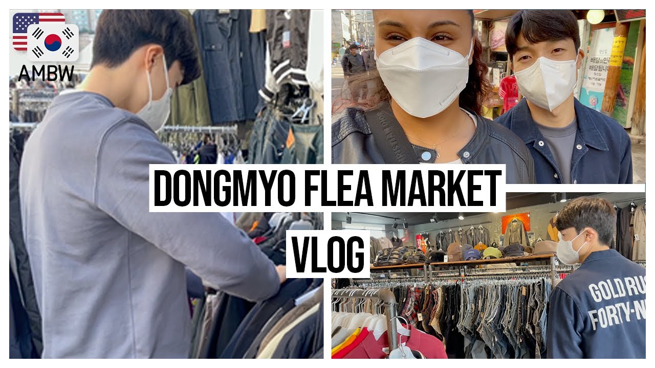 Dongmyo Flea Market Vlog | Vintage Clothes Shopping | AMBW | ENG/KR