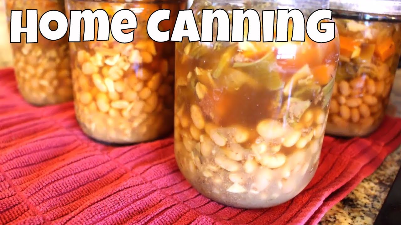 Home Canning Ham & Bean Soup For The Pantry With Linda's Pantry