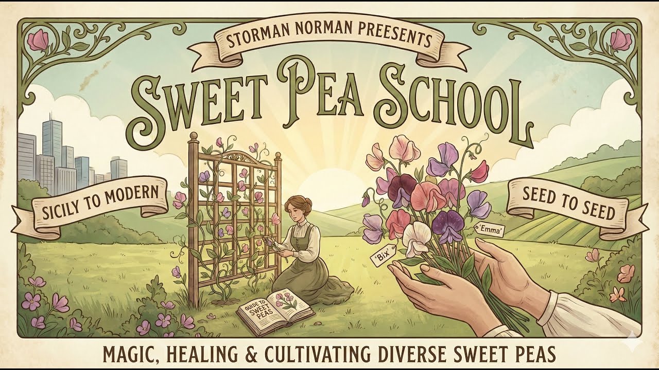 The Ultimate Guide to Growing Sweet Peas: Sweet Pea School by Marryn Mathis