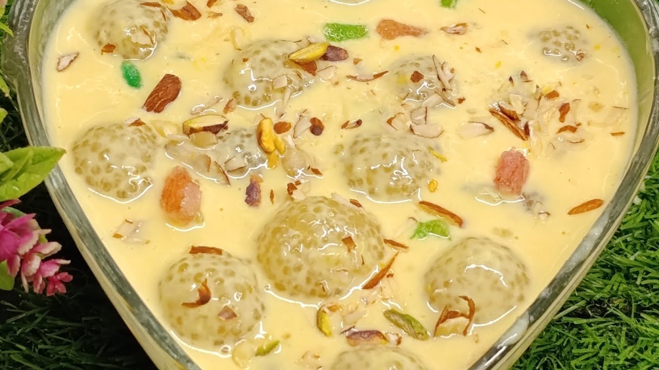 Instant sabudana dessert by kitchen with Aden|healthy#milk#nuts#zafrran#sugar#dry milk