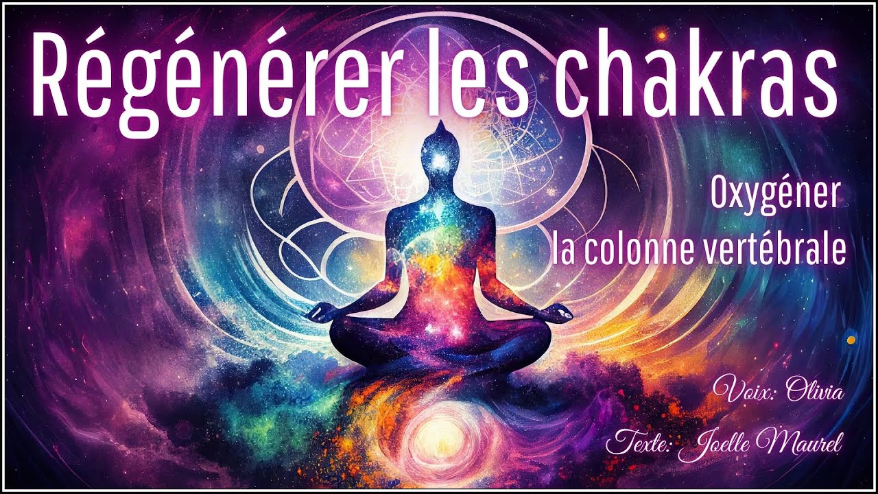 🌸 Méditation guidée - Régénérer les chakras et oxygéner la colonne vertébrale