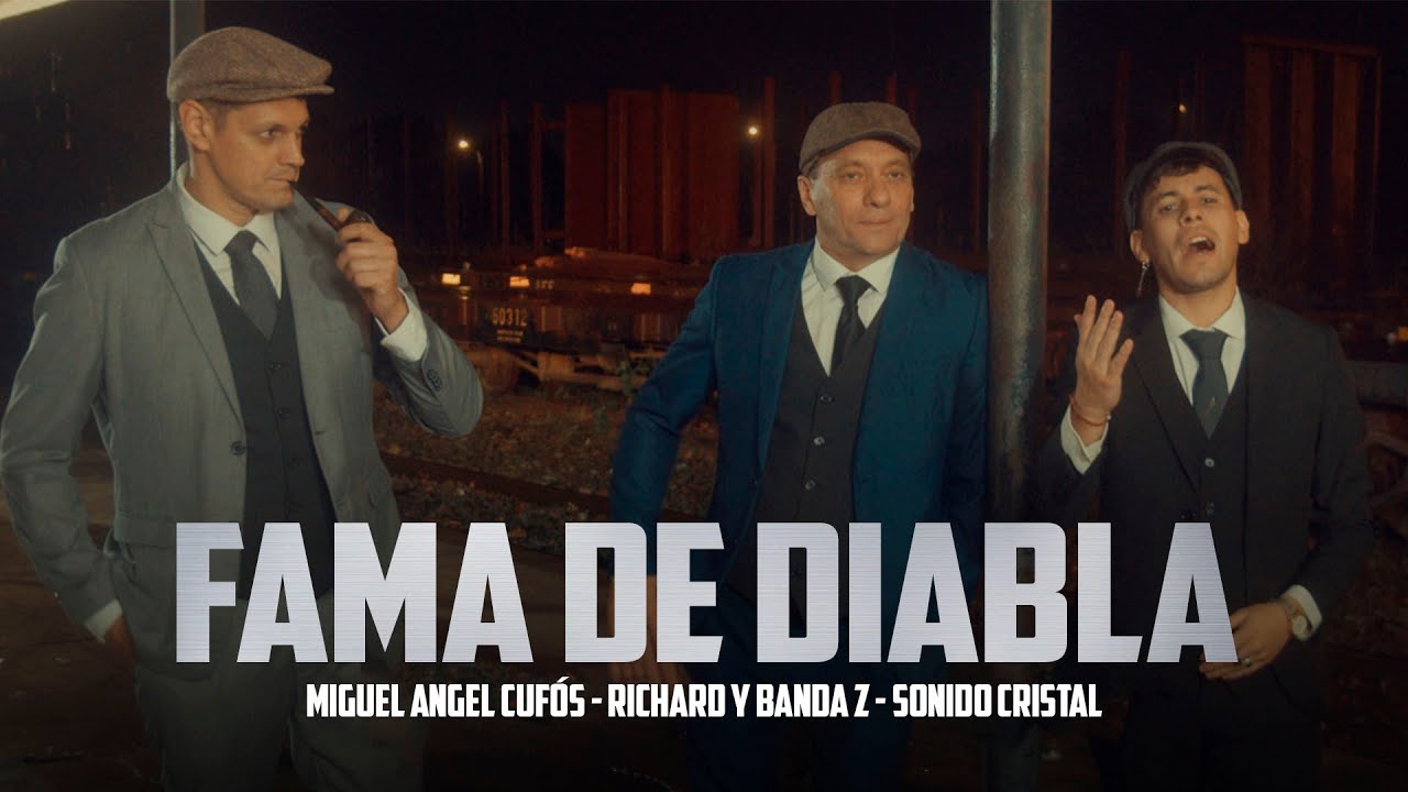Miguel Angel Cufos, Richard Banda Z, Sonido Cristal - Fama De Diabla (Video Oficial)