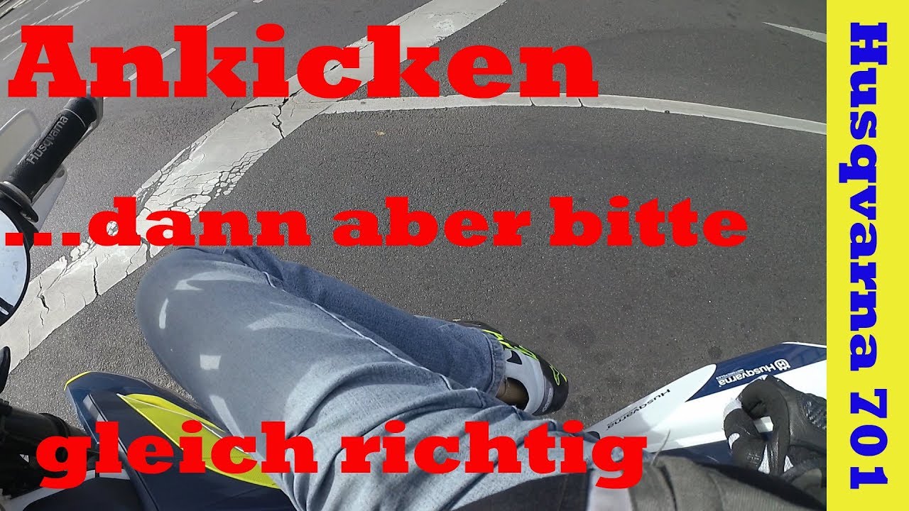 Motorrad ankicken...