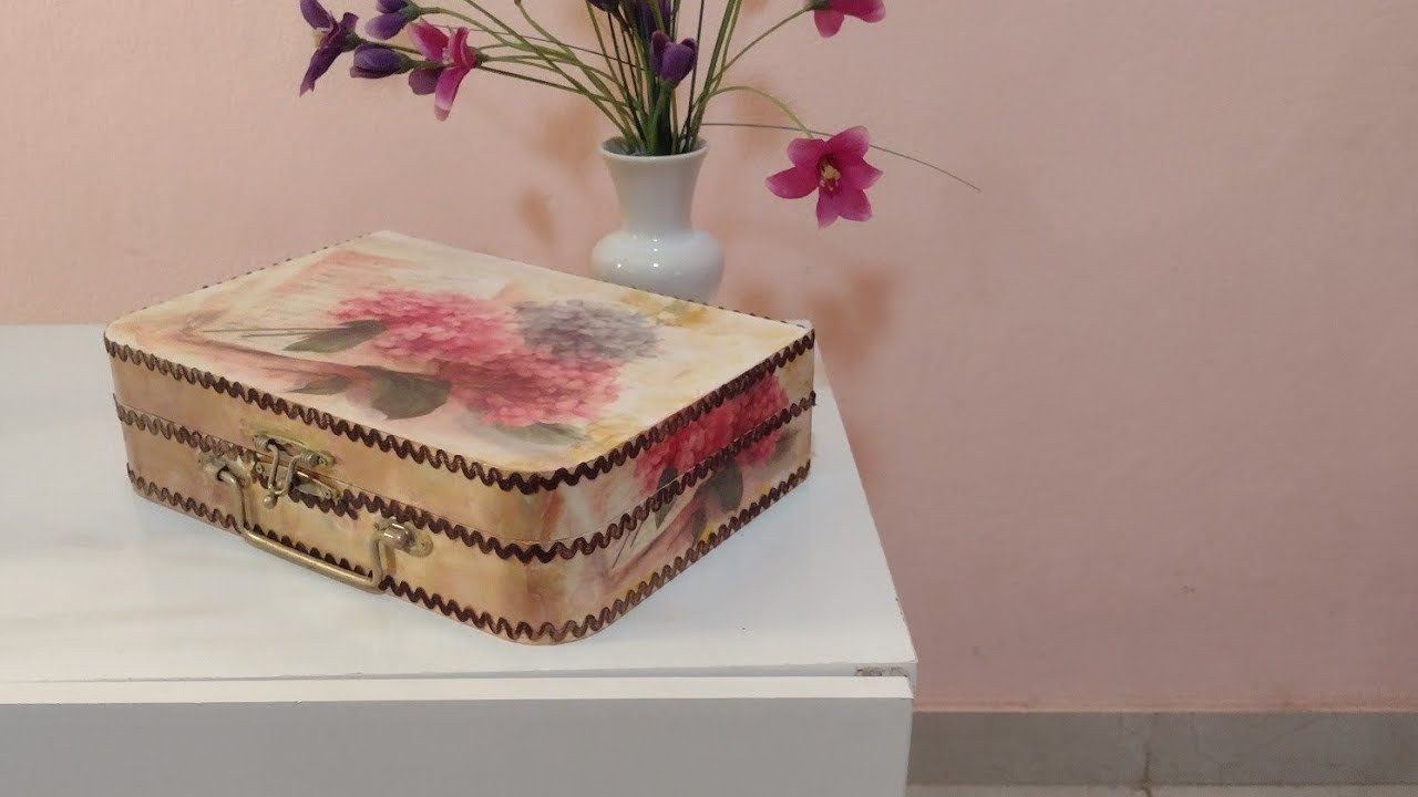 maleta em MDF, linda!