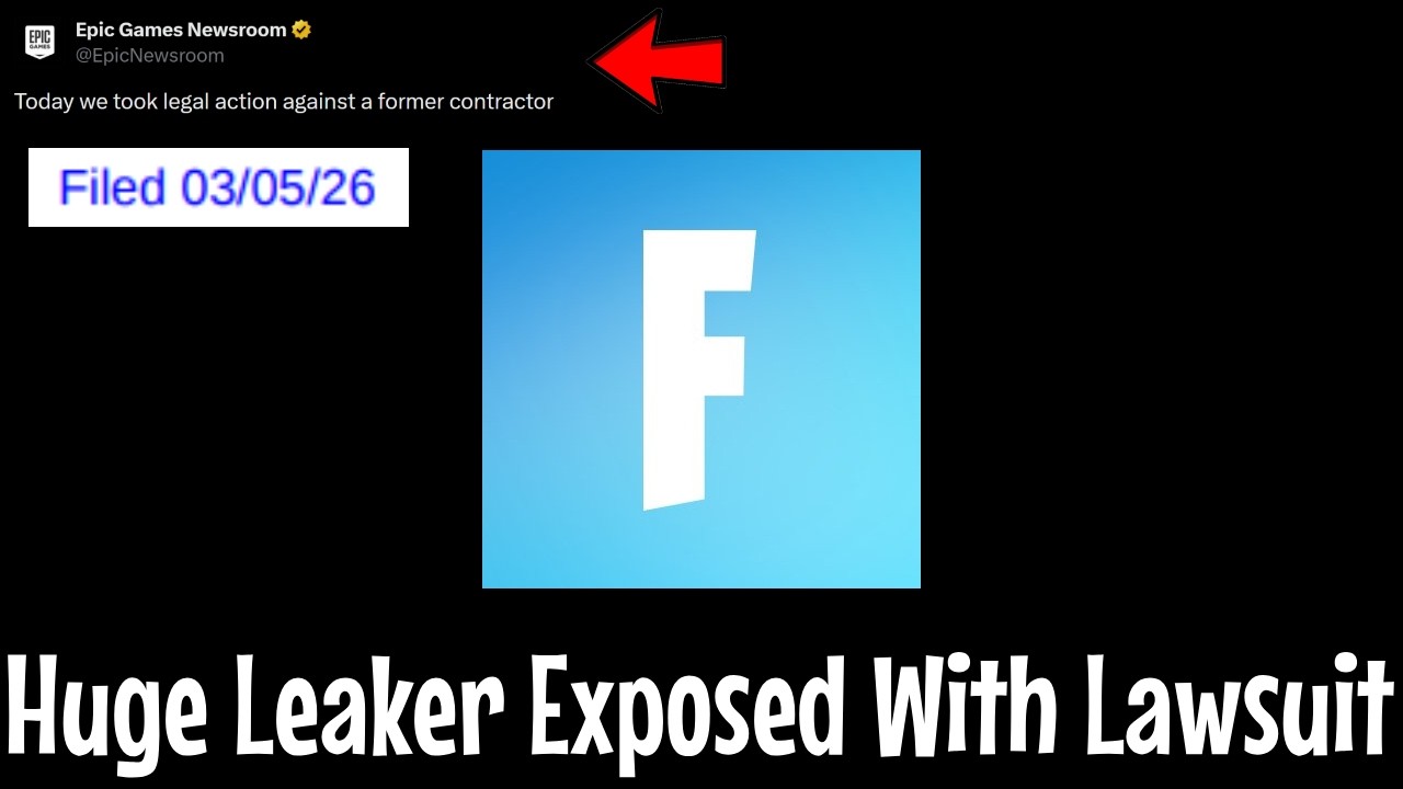 Former Fortnite Contractor Sued By Epic Games For Alleged Leaks…