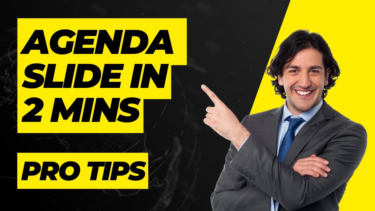Effortless #agenda #powerpoint  Slide in Just 2 Minutes | Design Like a Pro! presentation