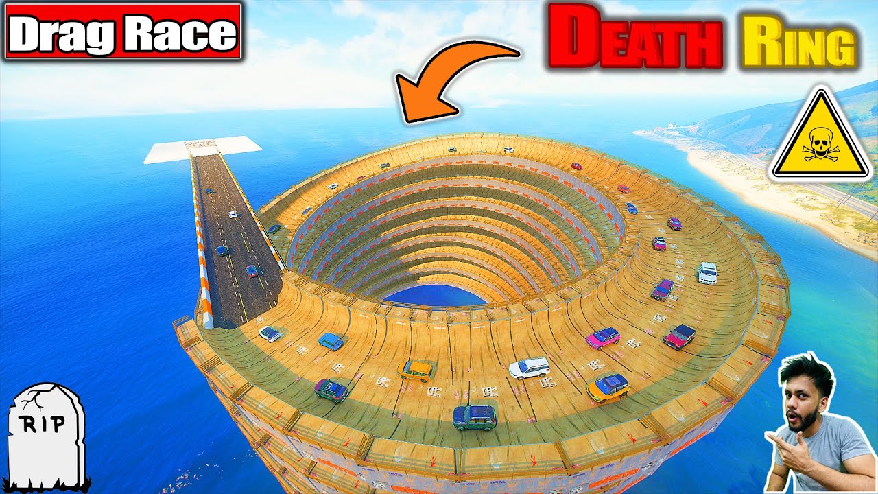 GTA 5: NEW Powerful 💪 SUVs Death 💀 Ring Impossible Drag Race Challenge! GTA 5