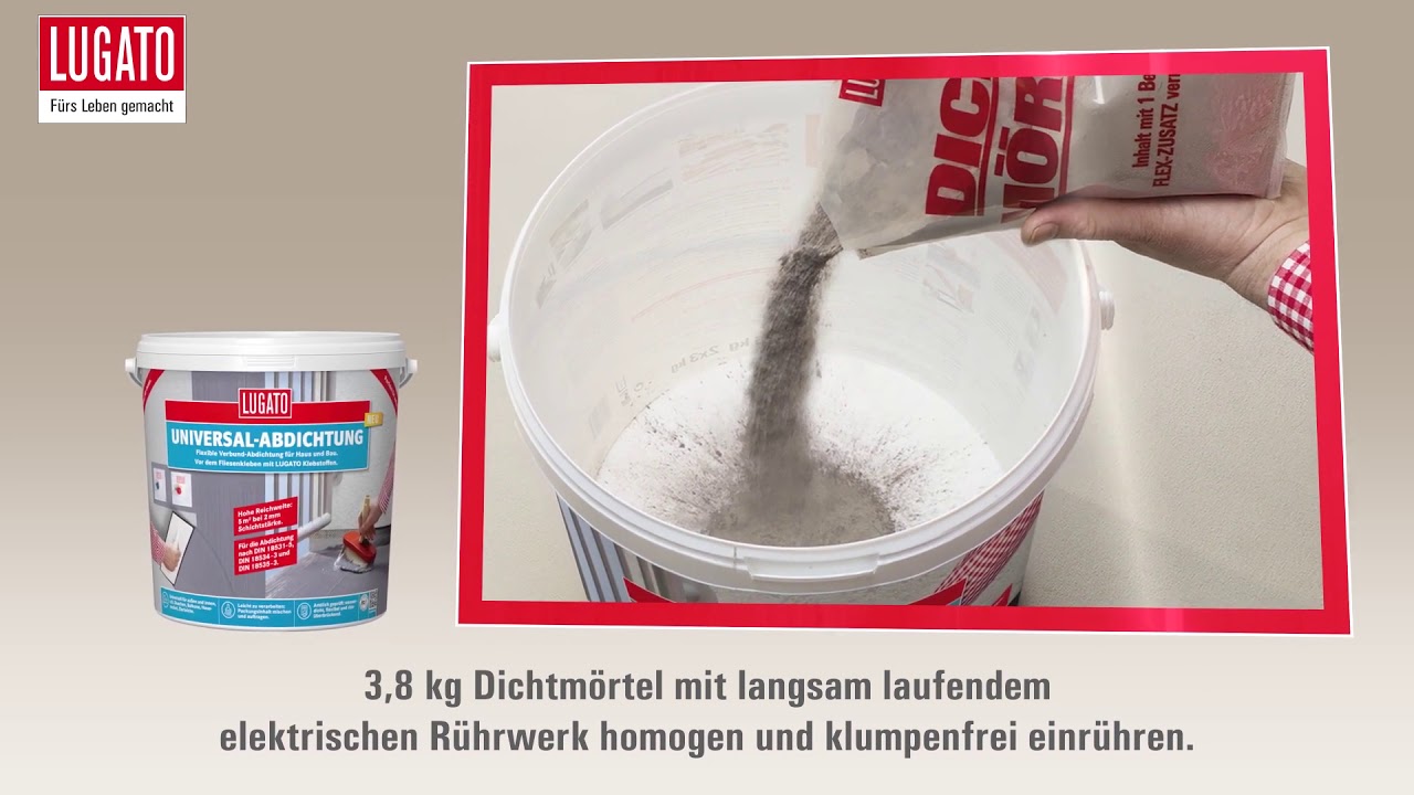 UNIVERSAL ABDICHTUNG von LUGATO