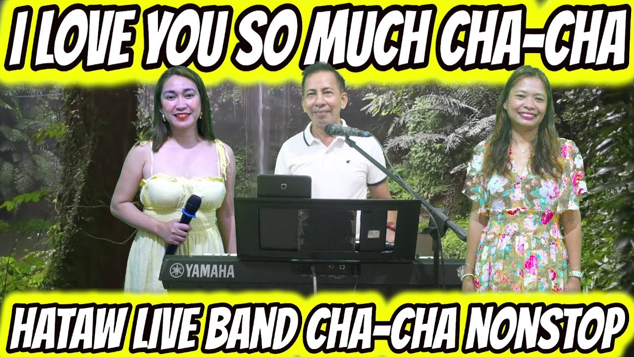 I LOVE YOU SO MUCH CHA - CHA MEDLEY 2024 | HATAW LIVE BAND CHA - CHA NONSTOP | ZALDY MINI SOUND