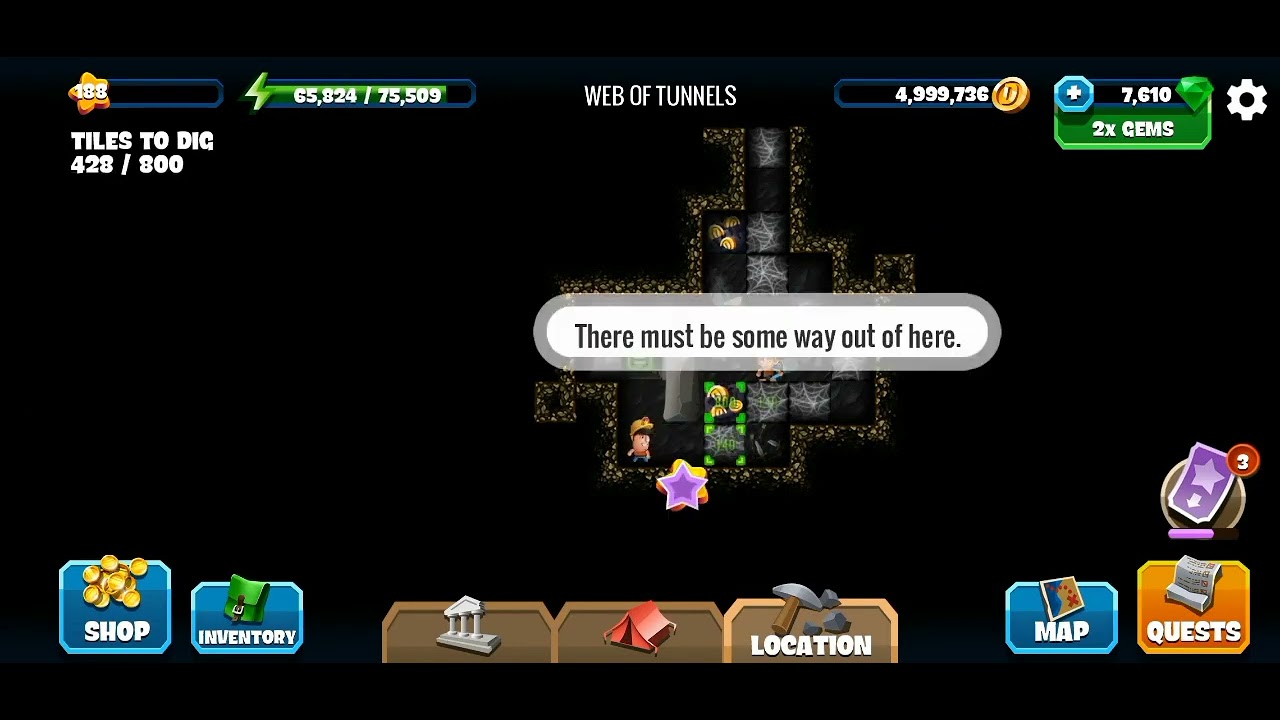 Web of Tunnels - #7 Lord of the Crown Remastered Diggy's Adventure