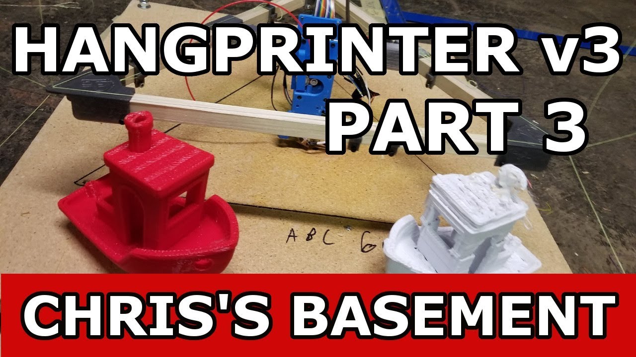 HangPrinter v3 Part 3 - Corrections - Chris's Basement