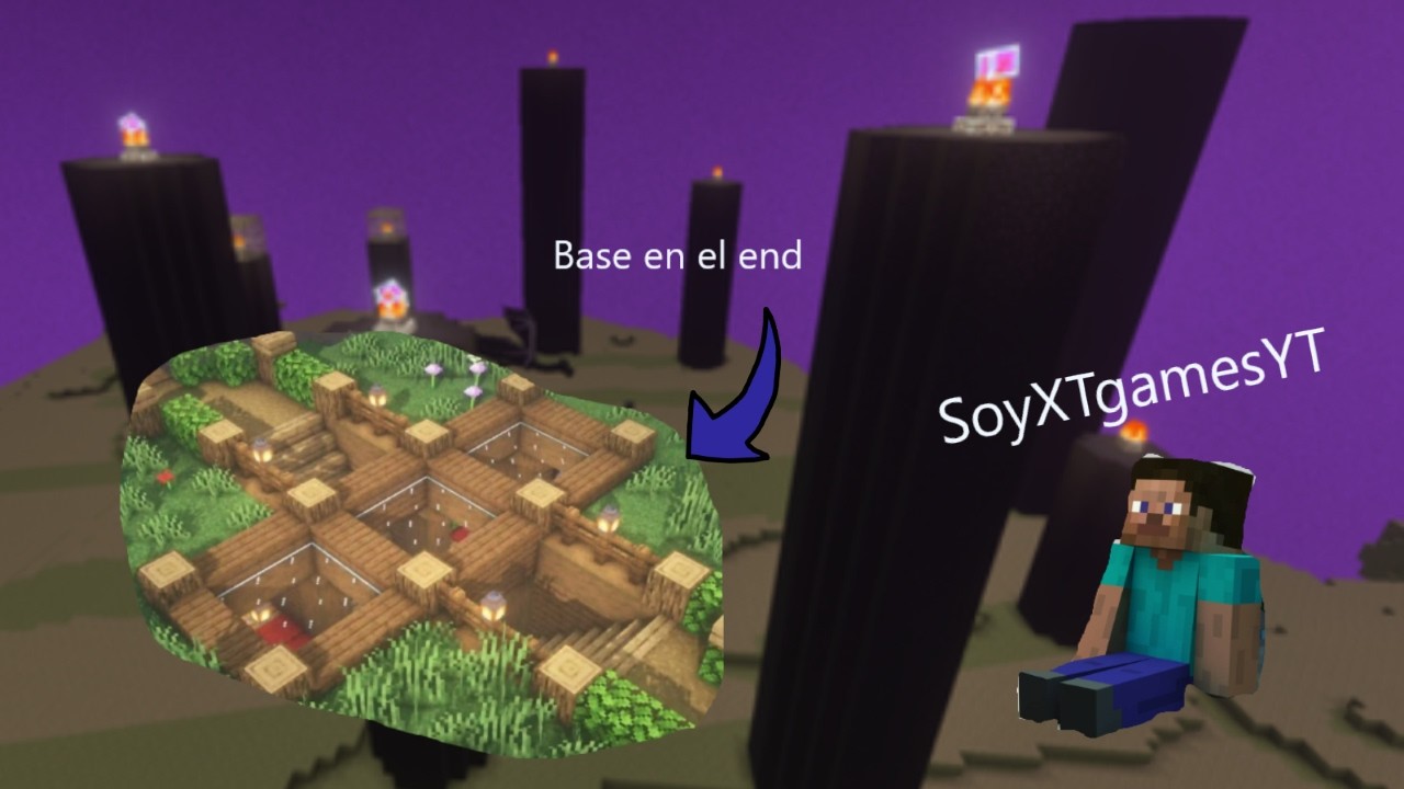 Acompañenme a crear una base en el end (@SoyXTgamesYT )