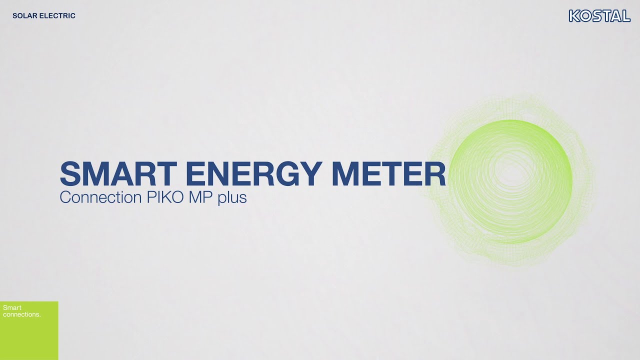 KOSTAL Smart Energy Meter: Connection on PIKO MP plus