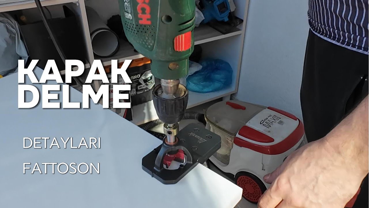KAPAK DELME TAS MENTEŞE YERİ AÇMA VE KALIP KULLANIMI DETAY