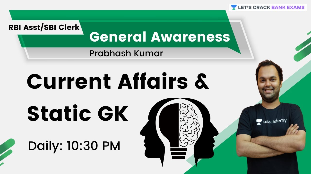 Static GK MCQs | For All Bank Exams | Prabhash Kumar | Let's Crack Bank Exams